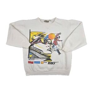 Vintage 1987 Fatmack Boulder Clothing Co Graphic Tee S "How Big Is It?" Ski Rare